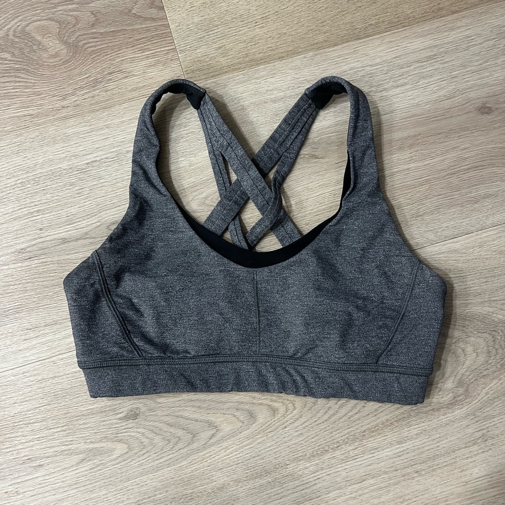 Lululemon Athletica Gray Sports Bra “Energy Bra”